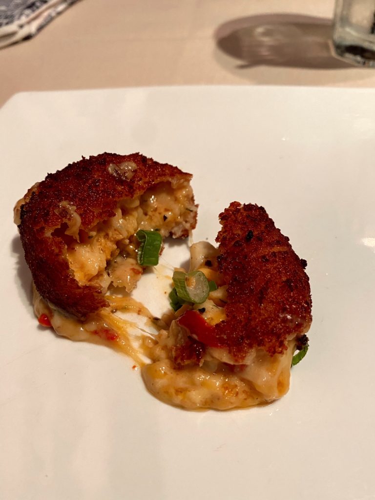pimento cheese fritters Y.O. Ranch Steakhouse